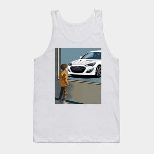 Hyundai Genesis Coupe Kids Dreams Tank Top